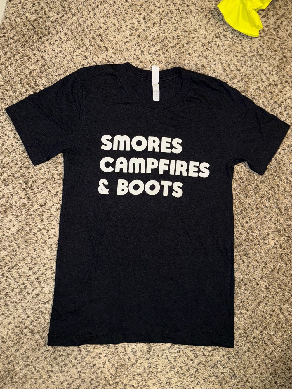 S'mores Campfires & Boots Boys Bella Canvas Graphic Tee